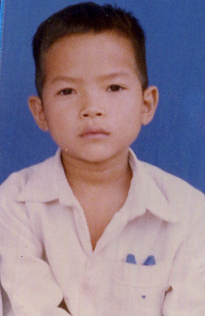 Phạm Minh Quân lúc 6 tuổi